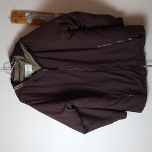 Towne by London Fog Men's Suede Hooded Jacket